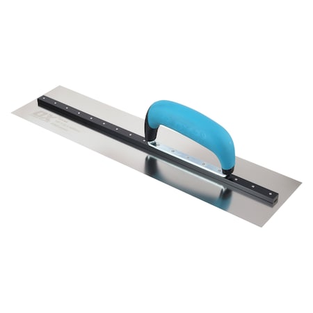 Ox Tools Pro SST Square Cement Finishing Trowel - OX Grip, 4.5" x 18" / 115mm x 457mm OX-P018818